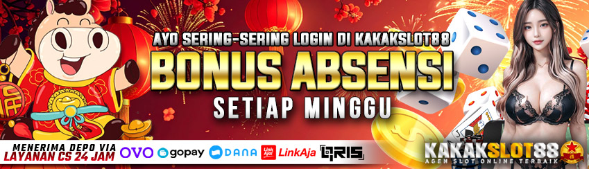 BONUS ABSENSI 20% SETIAP MINGGU